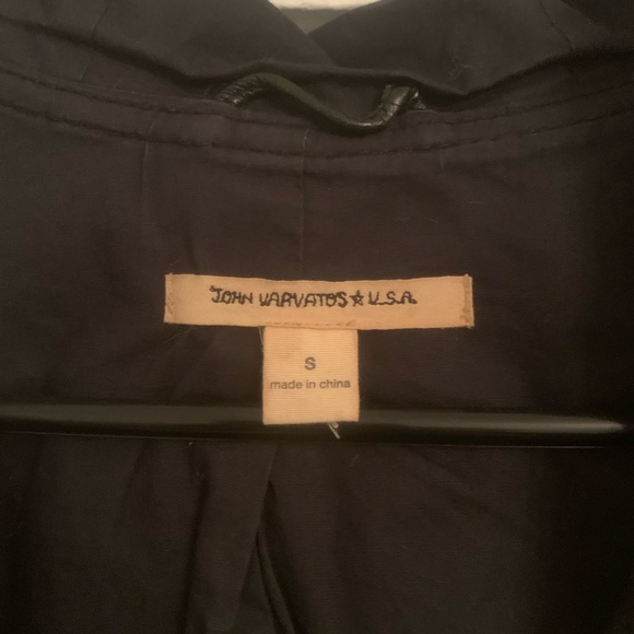 John Varvatos hooded leather jacket, Men’s small - Picture 4 of 4